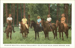 Miles of Beautiful Bridle Trails Await You at Gulf Hills Postcard