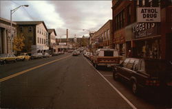 Main Street Athol, MA Postcard Postcard