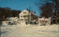 Winter at Curtis House Woodbury, CT Postcard Postcard