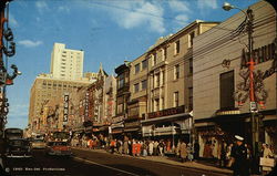 Main Street Looking North from 7th and Market Wilmington, DE Postcard Postcard Postcard