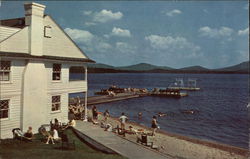 Upper Saranac Lake from Saranac Inn Bathing Beach Postcard