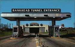 Eastern Entrance to Bankhead Tunnel Mobile, AL Postcard Postcard Postcard