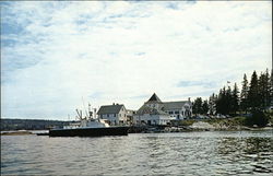 Biological Lab of the U.S. Fish and Wildlife Service on McKown Point in the Harbor Postcard