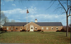 Wayland Town Building Postcard