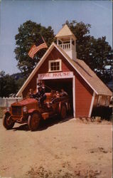 Freddy the Fire Truck at Story Land Postcard