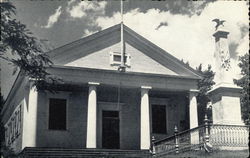 Town Meeting House Gorham, ME Postcard Postcard Postcard