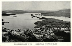 Moosehead Lake Coves,Greenville Junction Postcard