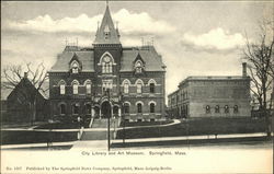 City Library and Art Museum Postcard