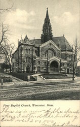 First Baptist Church Postcard