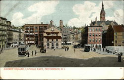 Market Square Looking East Providence, RI Postcard Postcard Postcard