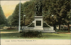 Soldiers Monument Postcard