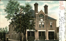 Moody Street fire station Waltham, MA Postcard Postcard Postcard