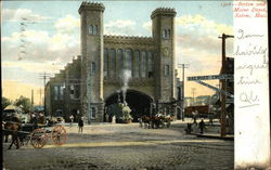 Boston and Maine Depot Postcard