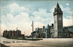 Union Station Portland, ME Postcard Postcard Postcard