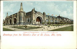 Palace of Transportation Postcard