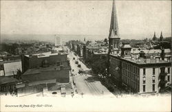 Genessee St. from City Hall Utica, NY Postcard Postcard Postcard