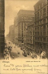 LaSalle and Monroe Streets Postcard