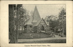 Carpenter Memorial Chapel Foxboro, MA Postcard Postcard Postcard