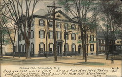 Mohawk Club Schenectady, NY Postcard Postcard Postcard