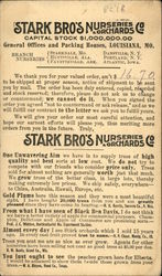 Stark Brothers Nurseries and Orchards Co. Postcard