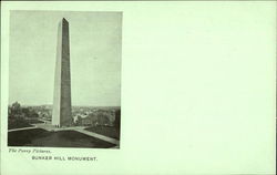 Bunker Hill Monument - National Educational Association 1903 Postcard