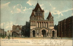 Trinity Church Boston, MA Postcard Postcard Postcard