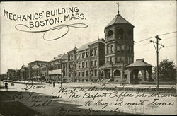 Mechanics Building Boston, MA Postcard Postcard Postcard