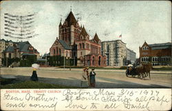 Trinity Church Boston, MA Postcard Postcard Postcard