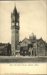 New Old South Church Boston, MA Postcard Postcard Postcard