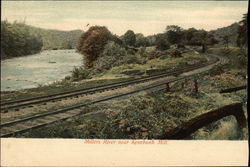 Millers River near Kenebunk Mill Postcard