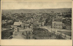 View from School Street Postcard