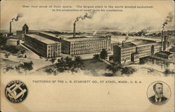 Factories of the L. S. Starrett Co. Postcard