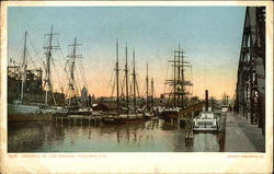 Shipping in the harbor Oakland, CA Postcard Postcard Postcard