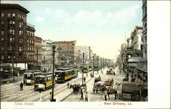 Canal Street New Orleans, LA Postcard Postcard Postcard