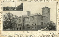 High School and Iron Flagstaff Montclair, NJ Postcard Postcard Postcard