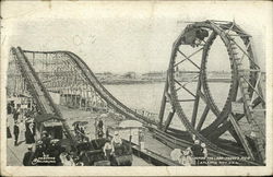 Looping The Loop, Young's Pier Atlantic City, NJ Postcard Postcard Postcard