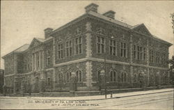 University of PA Law School Postcard