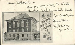 Federal Building Postcard