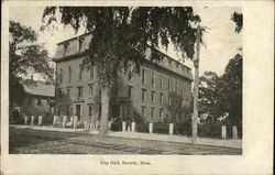 City Hall Beverly, MA Postcard Postcard Postcard