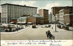 Market Square Providence, RI Postcard Postcard Postcard