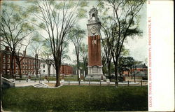 Brown University - Clock Tower Providence, RI Postcard Postcard Postcard