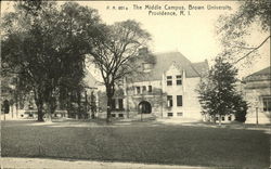 Brown University - Middle Campus Providence, RI Postcard Postcard Postcard