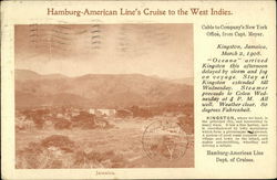 Hambvurg-American Cruise Line's Cruise to the West indies Postcard