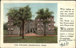 The Weldon Greenfield, MA Postcard Postcard Postcard