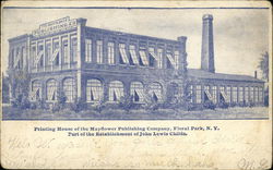 Printing House of the Mayflower Publishing Company Floral Park, NY Postcard Postcard Postcard