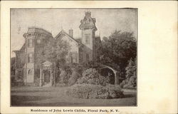 Residence of John Lewis Childs Postcard