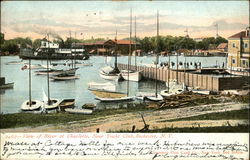 River at Charlotte, near Yacht Club Rochester, NY Postcard Postcard Postcard