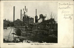 Blast Furnace Charlotte, NY Postcard Postcard Postcard