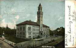 City Hall Worcester, MA Postcard Postcard Postcard