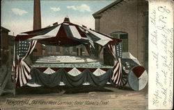 Old Home Week Carnival - Boiler Makers Float Postcard